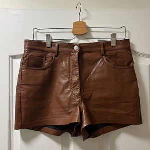 Wilfred Leather Shorts